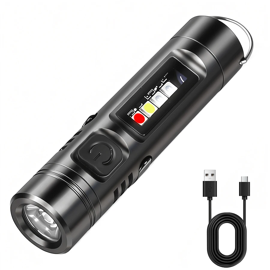 

Мини-фонарик LED COB USB зарядка 9 режимов
