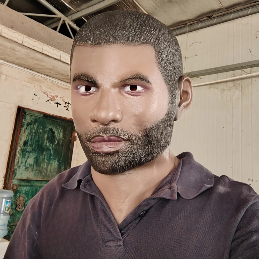 1 шт. маска Kyrie Irving известный баскетбольный игрок 1:1 модель лица из латекса черная