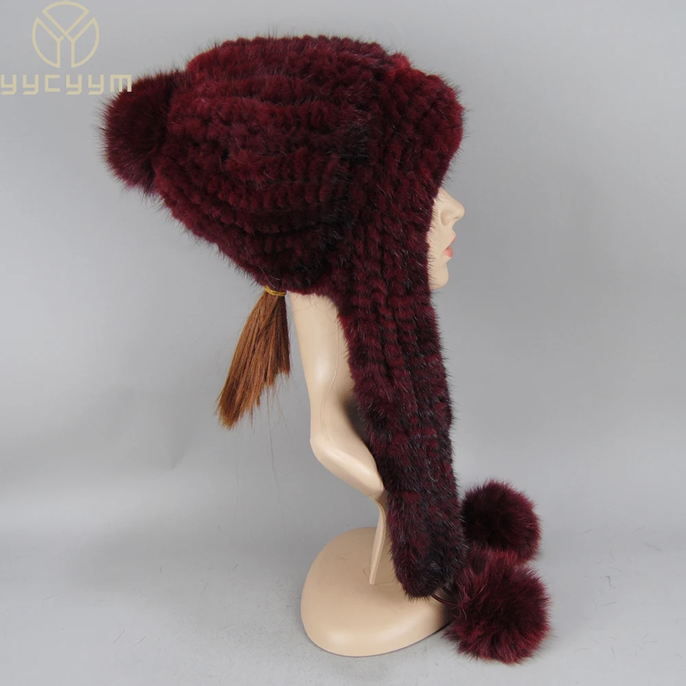 Новые зимние женские меховые шапки комплекты шарфов 100% натуральный мех норки