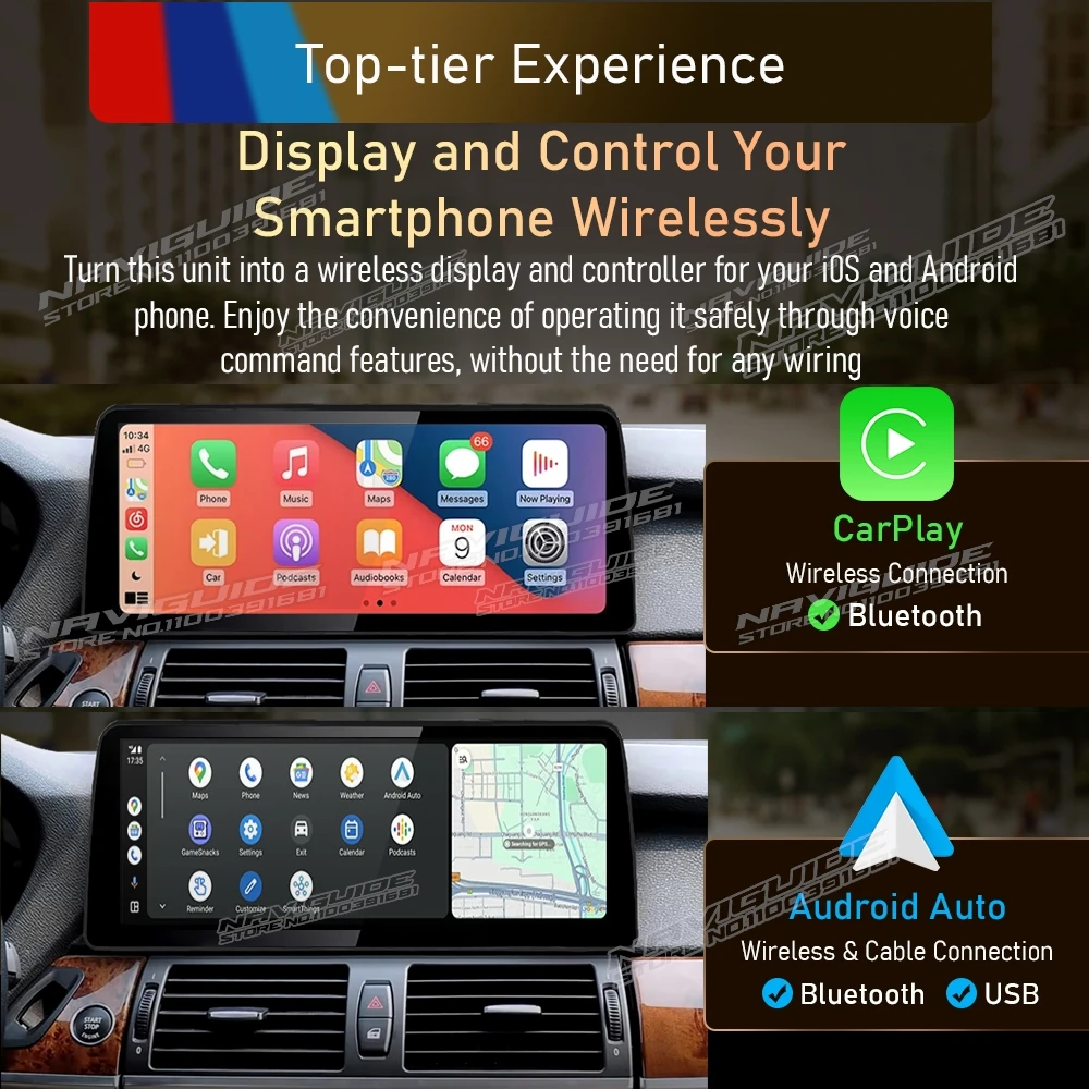 NAVIGUIDE 12 3 дюйма Android13 для BMW X1 E84 LHD 2012-2015 автомобильный мультимедийный плеер GPS Navi