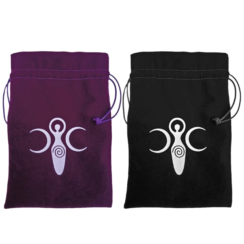 

Tarot Card Storage Print Drawstring Bag Divination Card Stored Bag