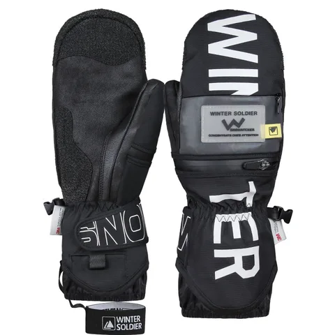 Профессиональные кевларовые сверхпрочные противоскользящие лыжные перчатки со встроенным запястьем, водонепроницаемые и 30-температурные теплые лыжные перчатки 3 м