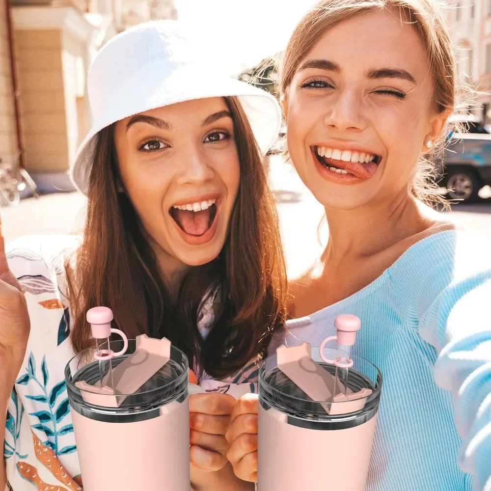 5 Упаковок Многоразовых Силиконовых Соломенных Топперов Соломенные Колпачки Для