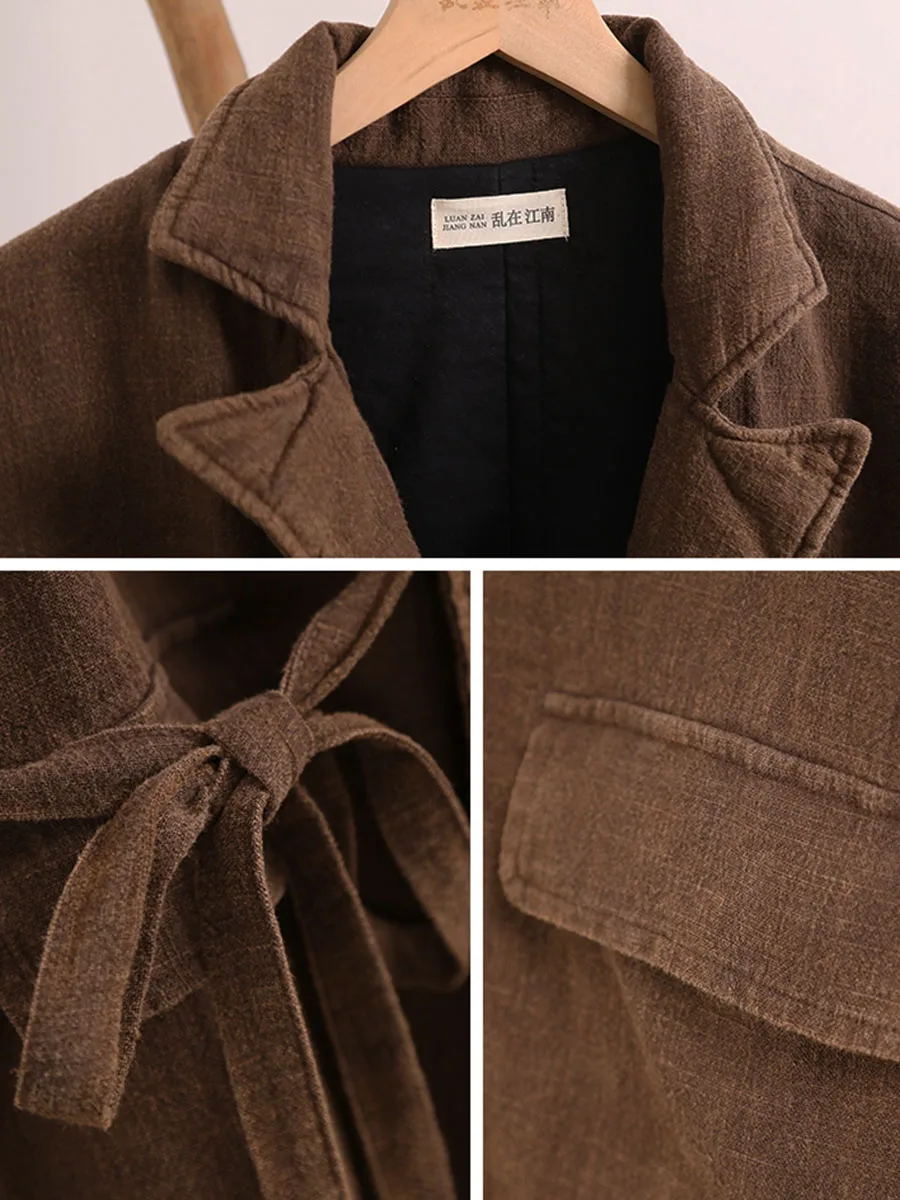 Женская куртка с хлопковым наполнителем и воротником-рубашкой Осень-зима 2024