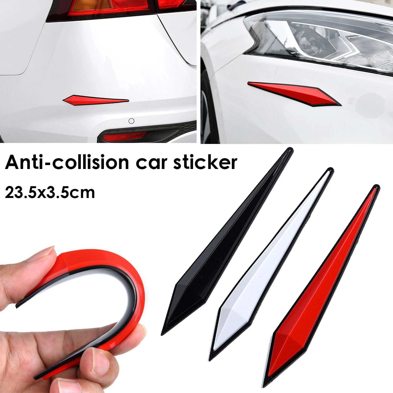 

Car Door Antiscratch Protector Garage Safety Parking Wall Anticollision Rubber Sticker General Auto Bumper Edge Protection Strip