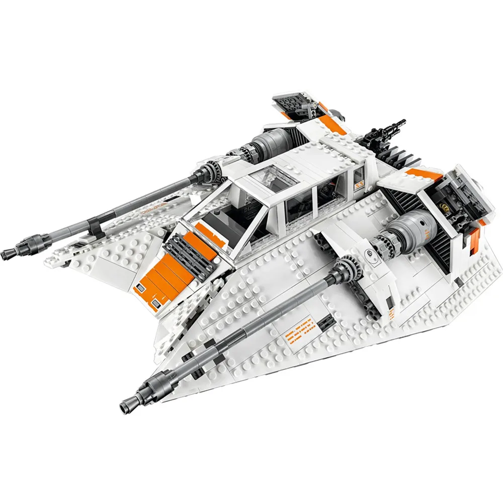 

Disney T-47 Stars Snowspeeder Space Wars Rebel Spaceship Battle Fighter 75144 Building Blocks Snow Bricks Christmas Gifts Kid