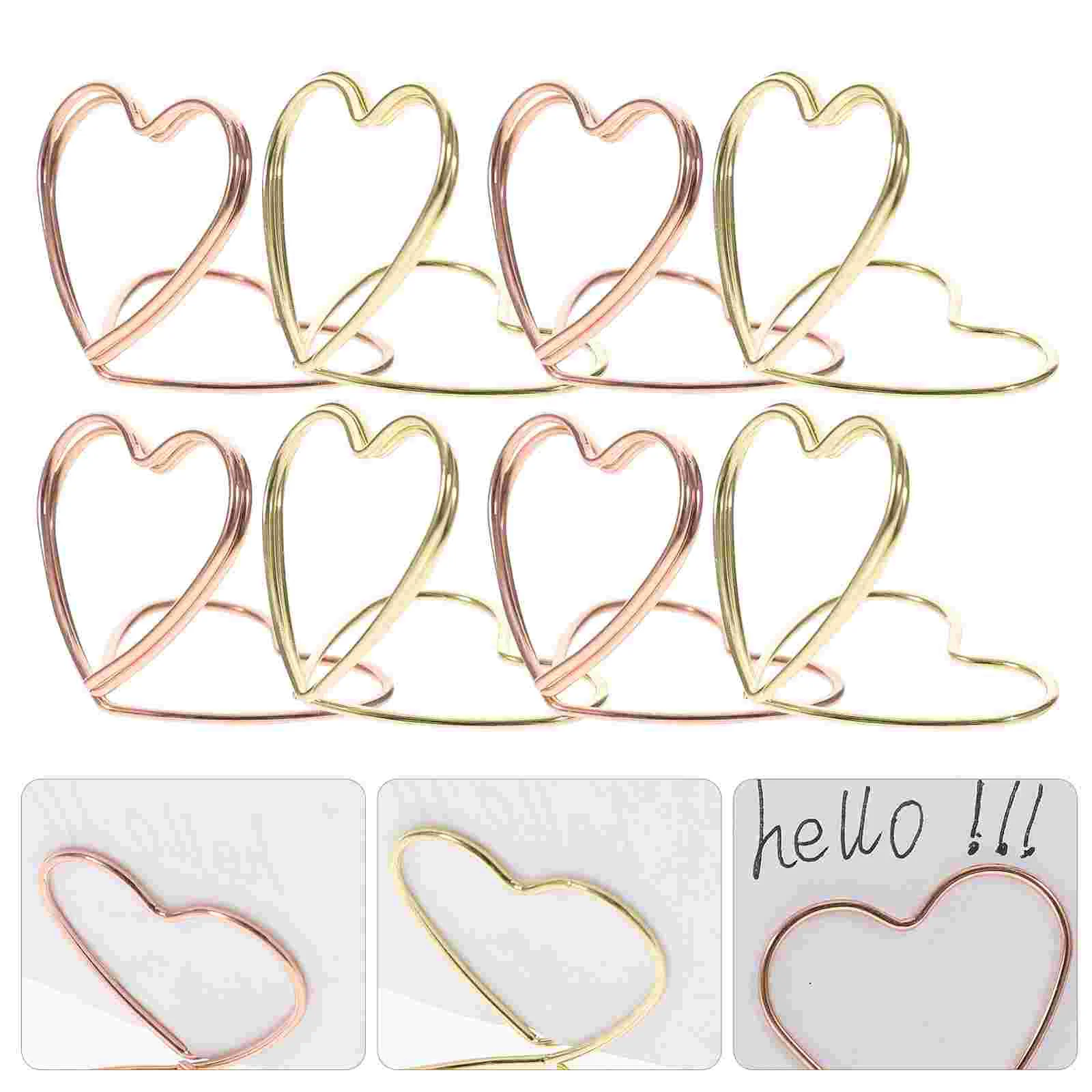 

24Pcs Office Paper Clips File Document Fixing Clips Creative Alloy Paper Clips Decorative Paper Clips