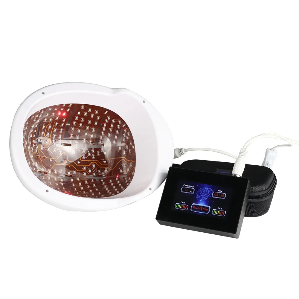 

Transcranial Magnetic rMTS 810nm Photobiomodulation Brain Stimulation Helmet For Alzheimer