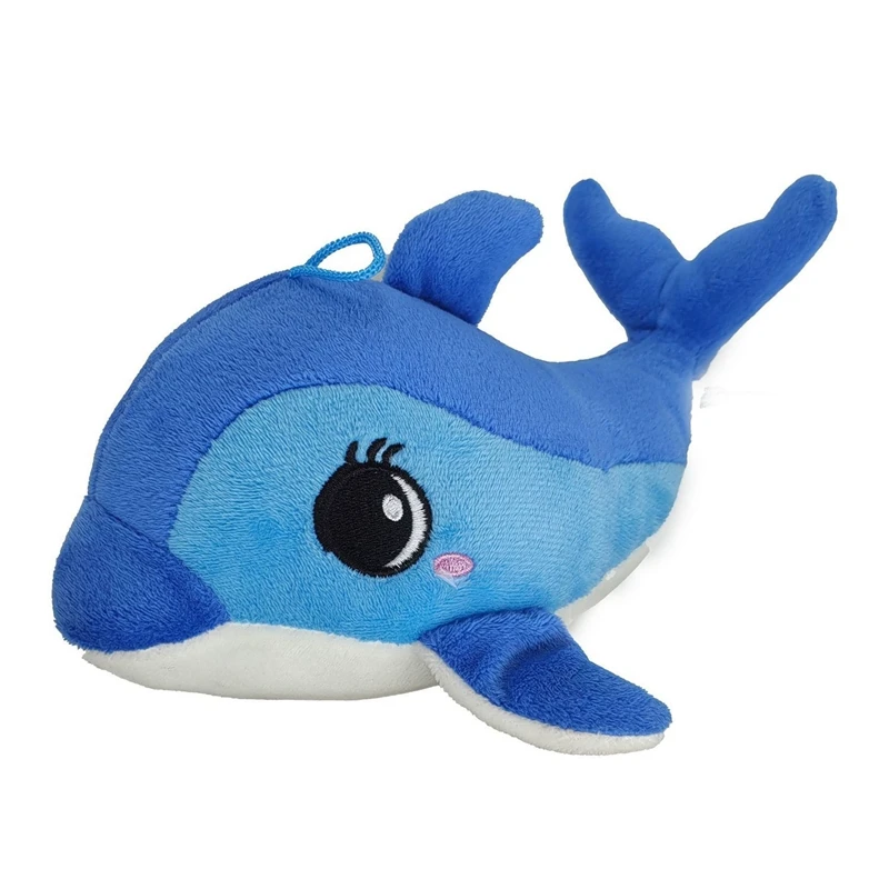 25 см милый дельфин детская плюшевая игрушка океан супер мягкая подвеска