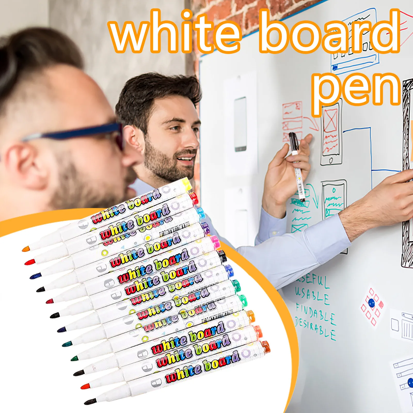 

Школьная доска, подходит для дома или офиса, очень сушка, маркер 5 мл, офисные канцелярские принадлежности