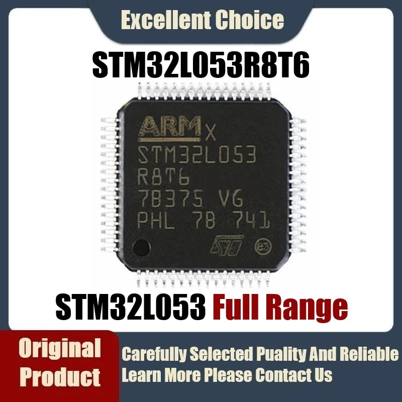 

Оригинальный подлинный микроконтроллер SMD STM32L053R8T6 STM32L053 R8T6, в упаковке 32 МГц 54 КБ, микроконтроллер MCU, 2-10 шт./лот