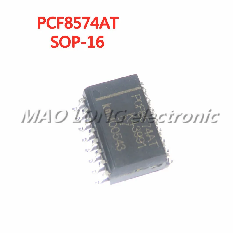 10 шт./лот, PCF8574AT, SOP16, PCF8574A, SOP, PCF857, PCF8574T, SOP-16 SMD в наличии, цифровой сенсорный преобразователь, чип-расширитель