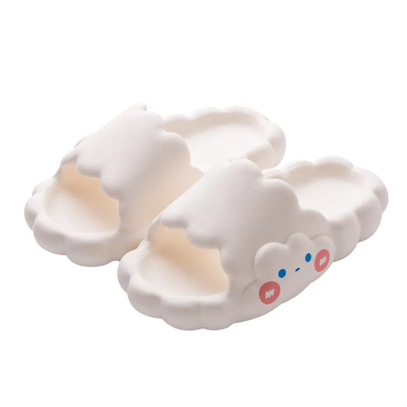 Summer Comfort EVA Slippers Fashion Bathroom Shower Anti Slip Thick Sole Durable Slippers Cute Women's Cloud Sandal Slippers