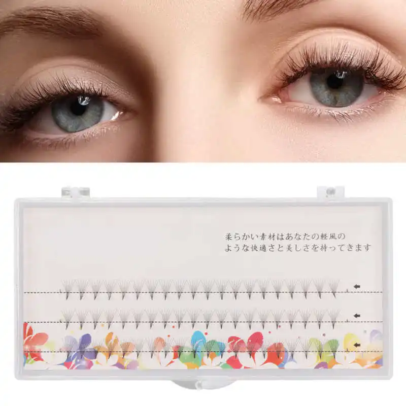 

1/2 коробка, D завитка, искусственные длинные ресницы, наращивание ресниц для домашнего салона красоты, товары для макияжа глаз