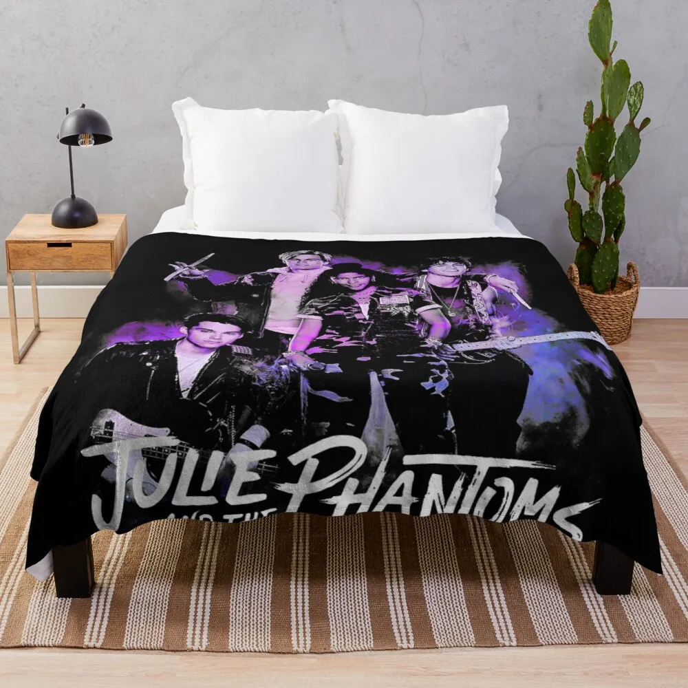 

Julie e o phantom lance cobertor de algodão sofá lance macio plush plaid