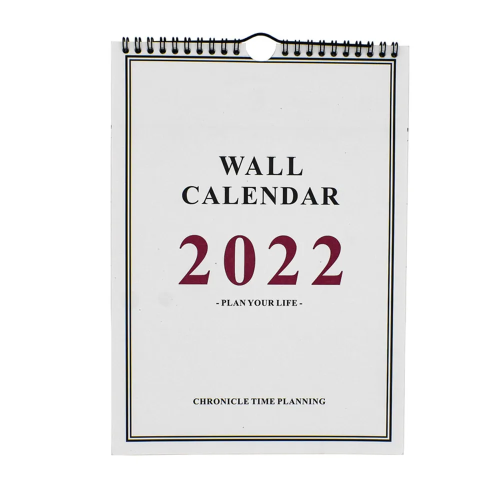 

2022 Simple Wall Calendar Weekly Monthly Planner Agenda Organizer Home Office Hanging Wall Calendar Daily Schedule Planner