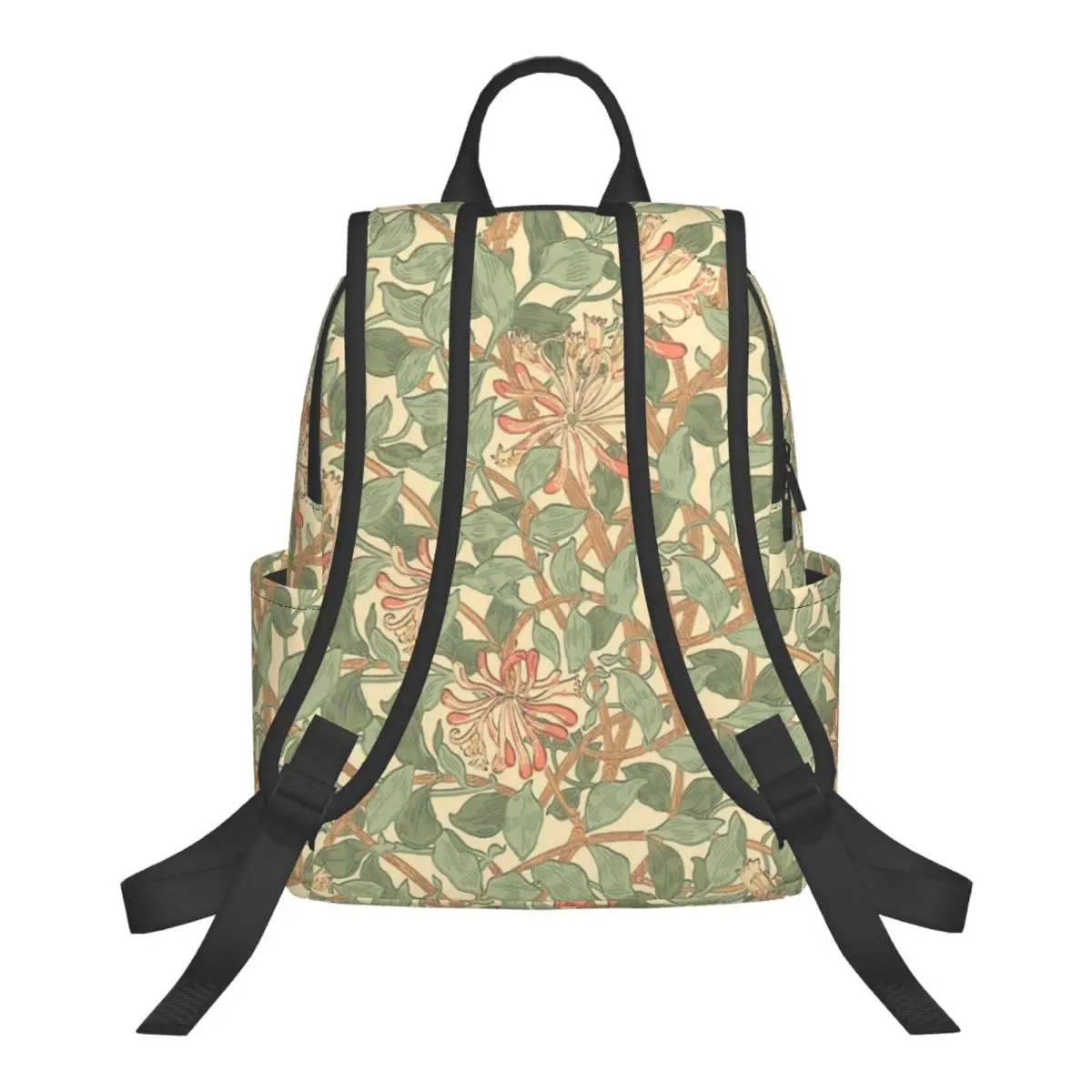 Фото Рюкзак William Morris Honeysuckle для студентов, мальчиков и девочек, школьная сумка для детей, сумка для ноутбука, сумки на плечо для мужчин и женщин №5