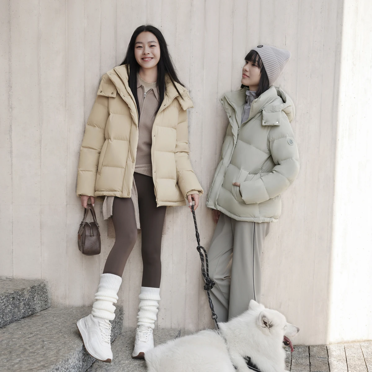 Женская зимняя куртка BOSIDENG на утином пуху