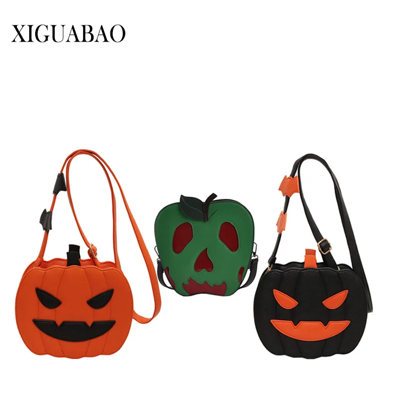 

Original Design Pumpkin Halloween Fun Bag For Lady Girls Creative Versatile Crossbody Bag Korean Style Women Handbag Phone Bag