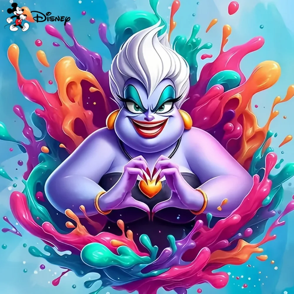 Алмазная картина Disney мультяшная принцесса Рапунцель белоснежная мозаика с