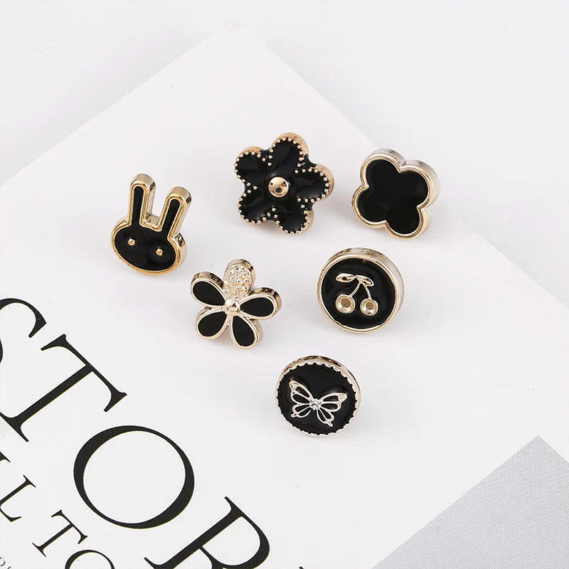 

Fashion Women Brooch Pin Mini Pearl Clothes Decoration Anti-Exposure Buckle Cute Neckline Fastener Nail Button Accessories Gift