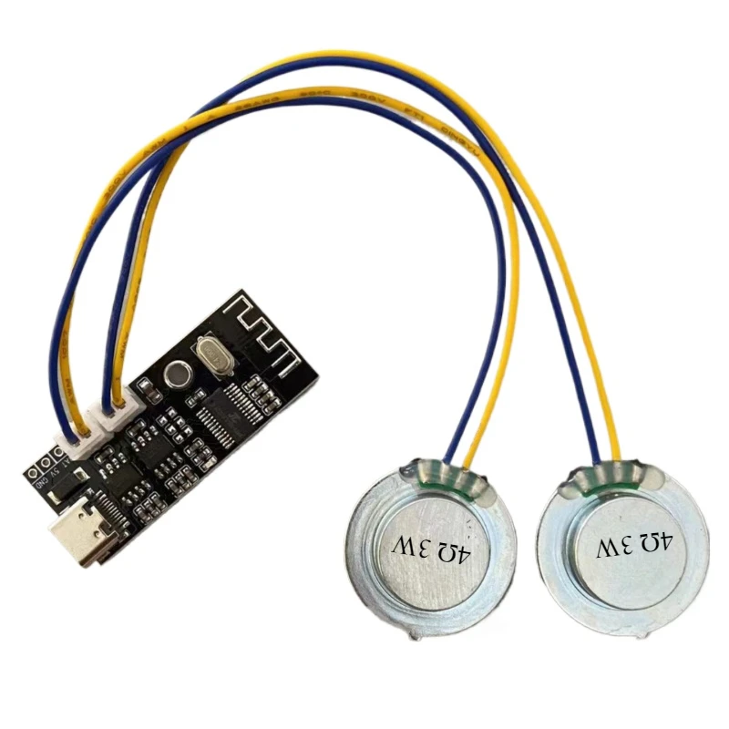 Фото SOTAMIA 27 мм резонансный вибрационный динамик 4 Ом 3 Вт, DIY Bluetooth-колонка 5 Вт x 2, модуль аудиоприемника Bluetooth-усилителя мощности №2
