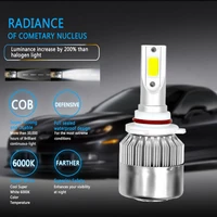 c6 led headlight hulbs h7 led car lights h4 9005 9006 h13 3000k 6000k 72w 12v auto headlamps