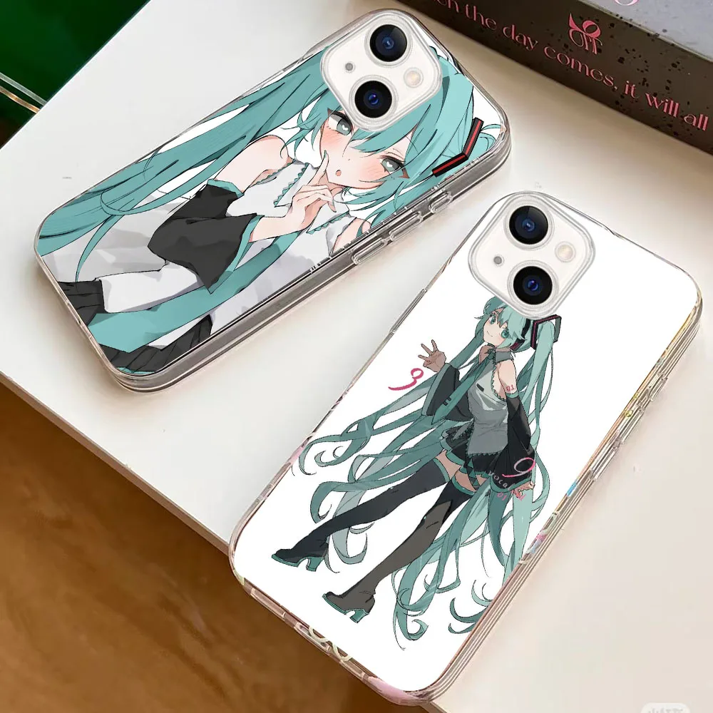 WBA-14 Hatsune-Miku Прозрачный силиконовый чехол для Moto G G4 5 6 7 8 Power Play Stylus Plus