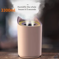 3l air humidifier essential oil aroma diffuser double nozzle with coloful led light ultrasonic humidifiers aromatherapy diffuser