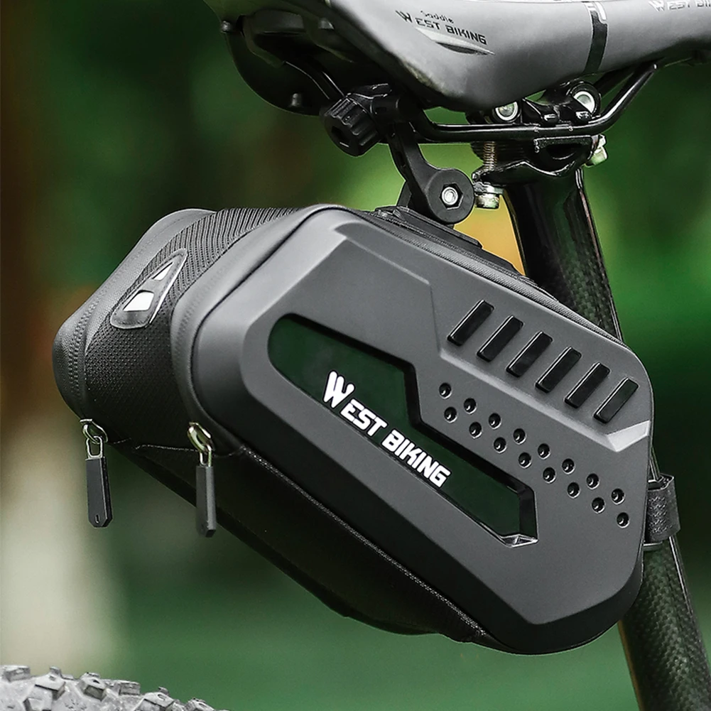 

Сумка на седло для велосипеда, большая задняя крышка, быстросъемный жесткий чехол из ТПУ, аксессуары для велоспорта