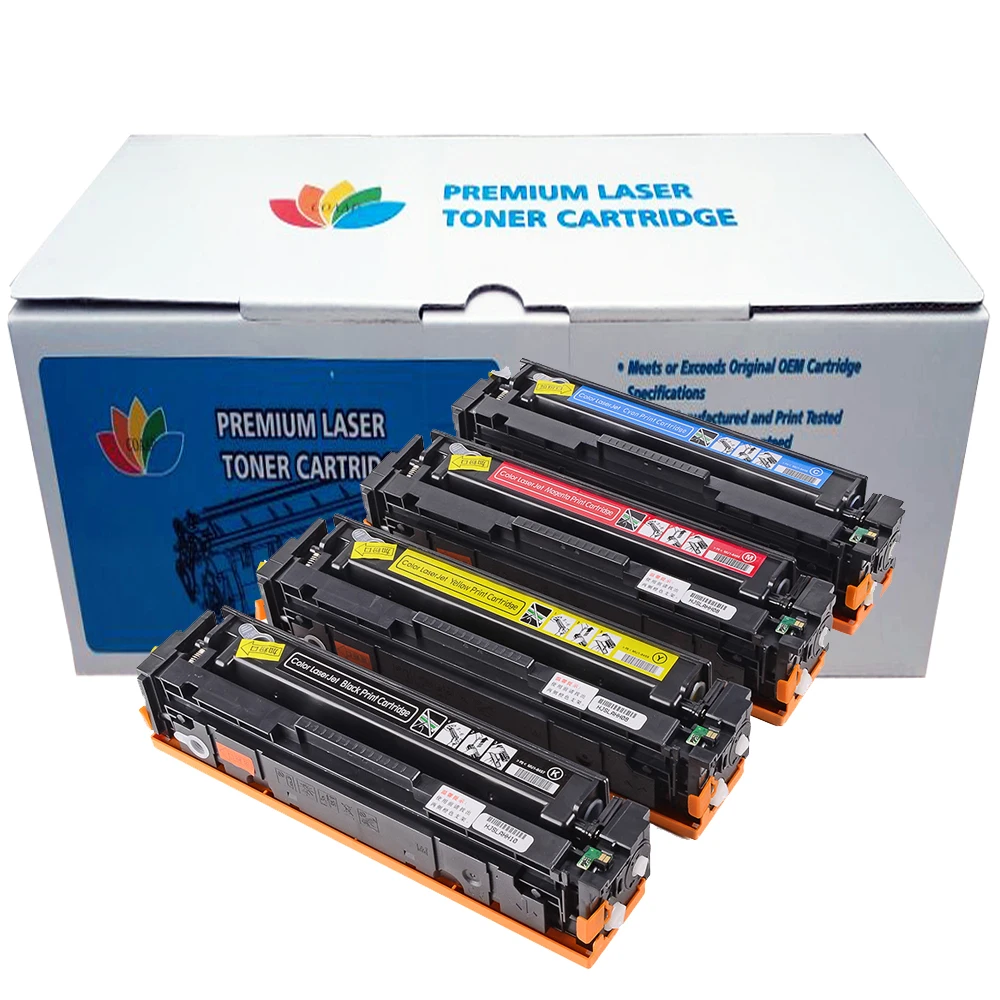 Фото Совместимый с COAAP картридж с тонером HP 204A CF510A-CF513A для принтера hp Color LaserJet Pro MFP M154 M180 M180n M181 M181fw №1