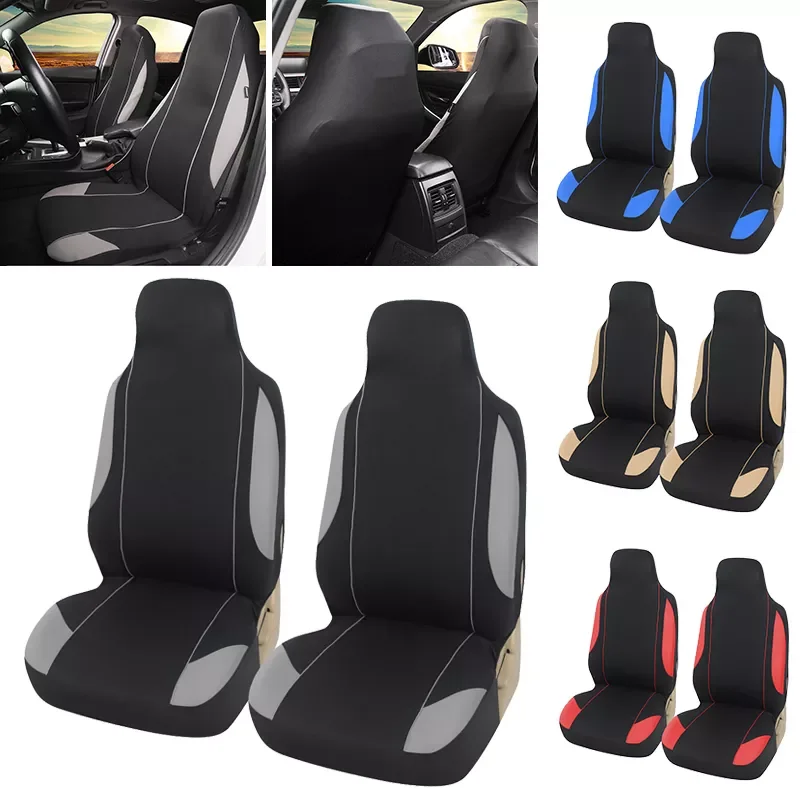 

Universal Car Seat Cover Protectors Bucket Seats For vaz 2105 For Mazda MX-3 For 2007 Chevy For Toyota