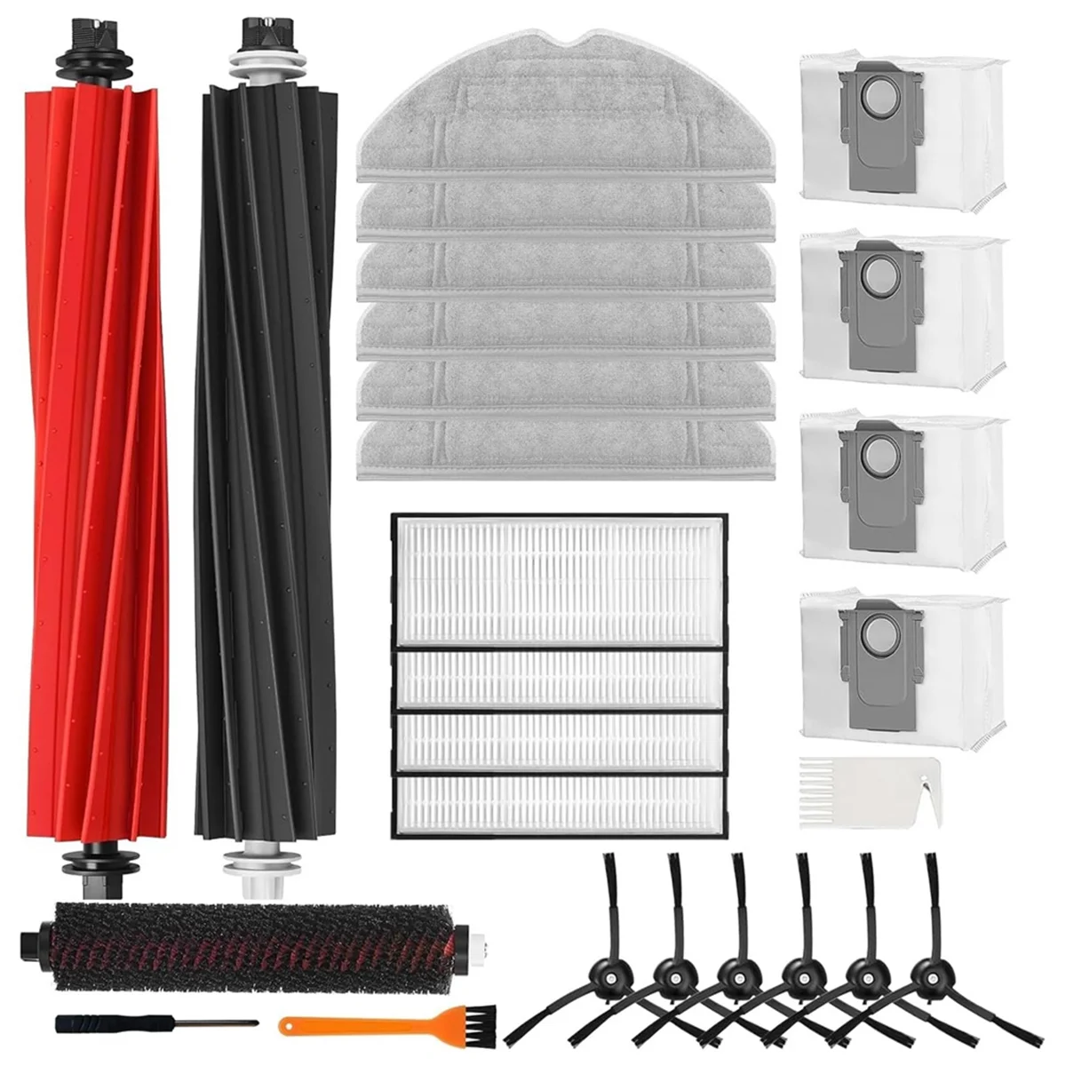 Для Roborock S8 Pro Ultra робот-пылесос основная боковая щетка Hepa фильтры швабра тканевые