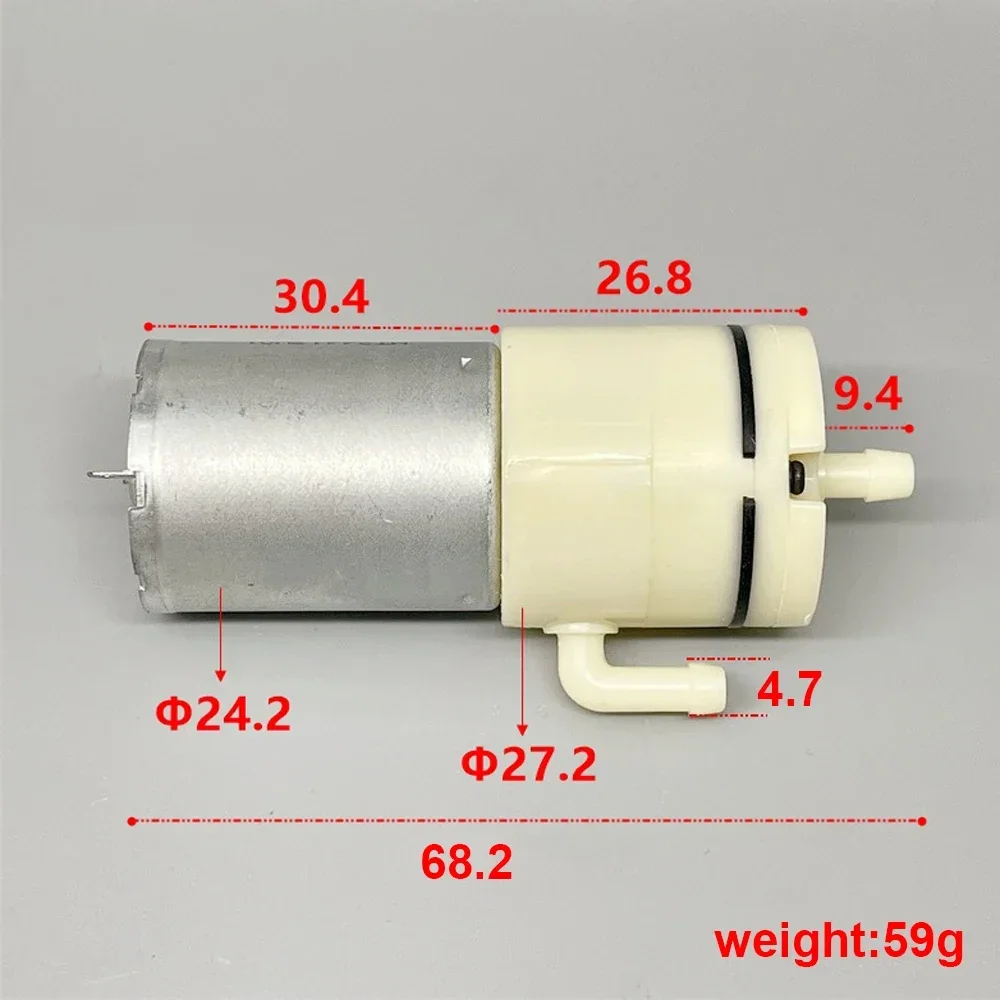 Фото KOGE DC 12 В KPM27L 370 воздушный насос вакуумный насос мини-надувание 10 кПа отрицательное давление 2,0 л/мин маленький кислородный насос №2