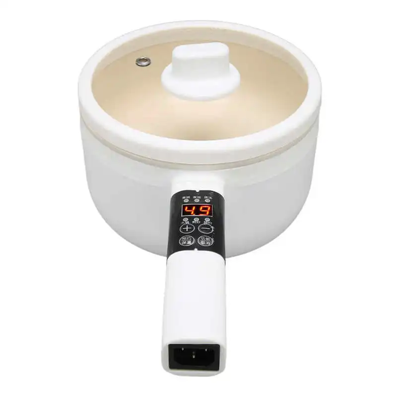 

Portable 1.8L Electric Hot Pot Multifunctional Single Layer Electric Skillet with 5 Cooking Modes for Dorm Home Office Cookware