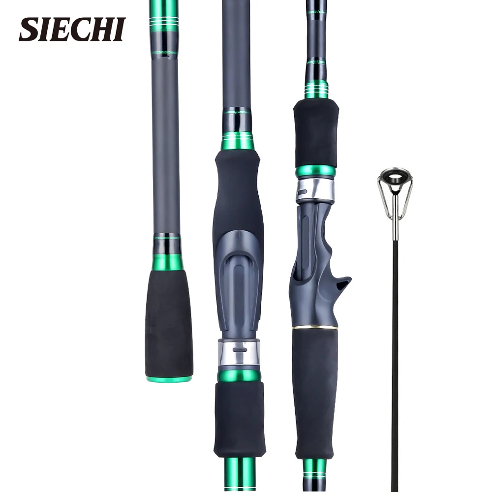 

SIECHI 1.8M 2.1M 2.4M 2.7M Portable Telescopic Fishing Rod Carbon Fiber Spinning/Casting Fish Rod Tackle Sea Saltwater Pesca