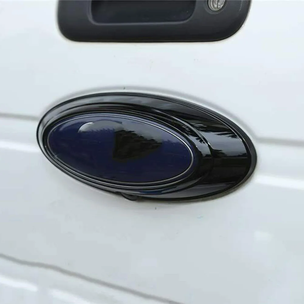 

Для Ford F-150 2009-2014, Обложка кольца-значка, отделка, эмблема, аксессуары, черные внешние запчасти, запчасти для автомобиля, Новинка