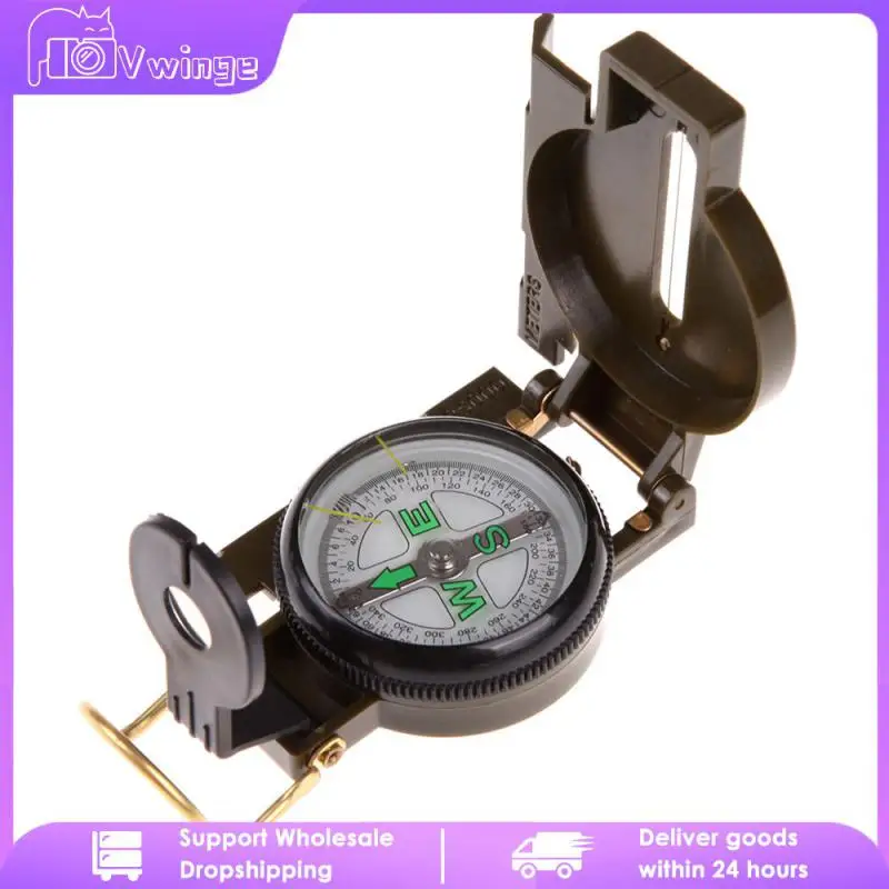 

Adventurous Survival Foldable Design Military-style Navigation Tool Hiking Equipment Top-rated Handy Compass Portable Essential