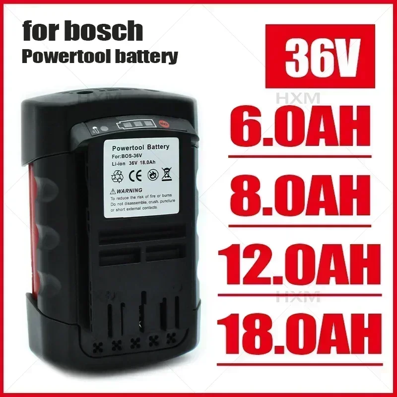 Литий-ионный аккумулятор большой емкости 36 В 18000 мАч для Bosch BAT810 BAT836 GBH36V-Li