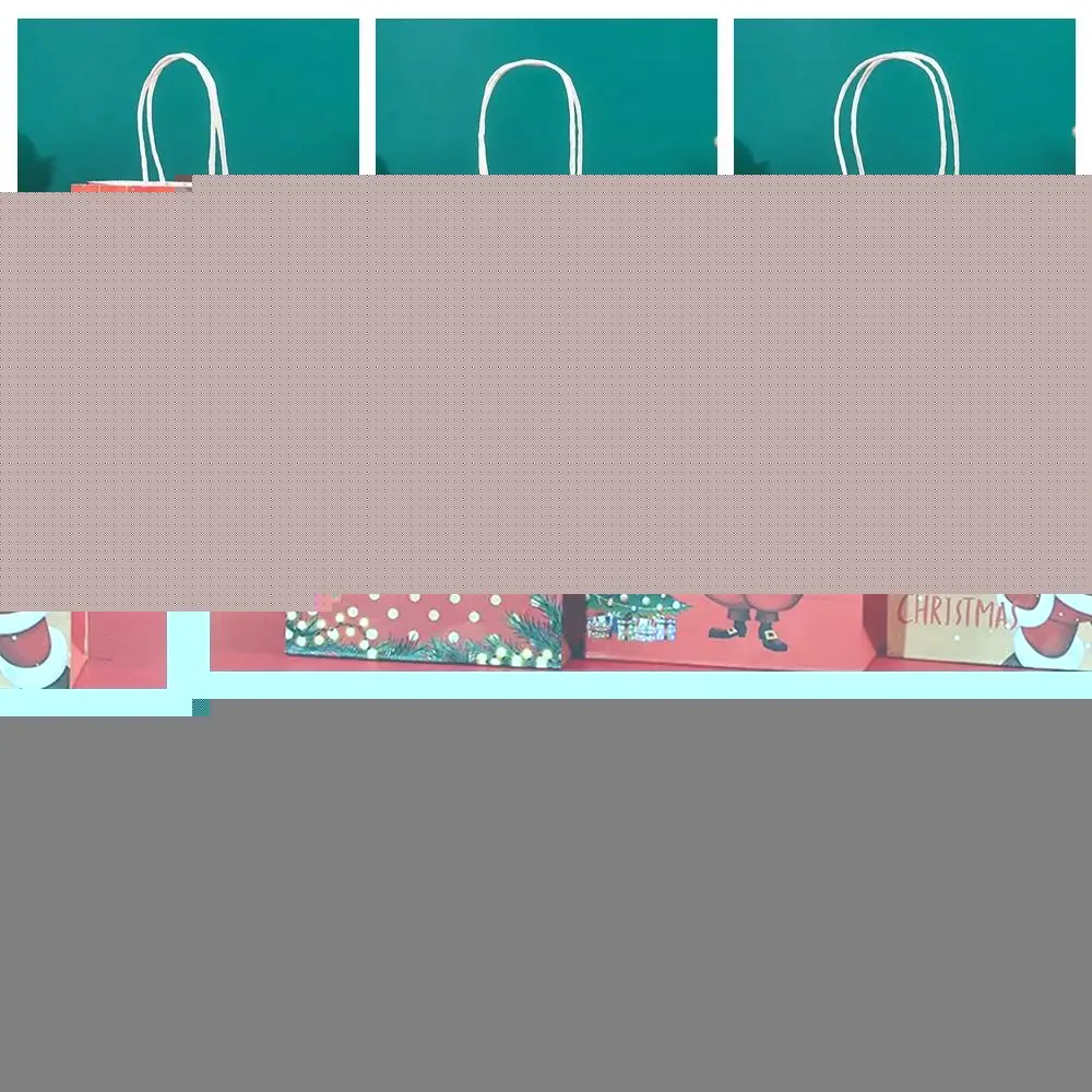 

Рождественские украшения, пакеты для упаковки печенья, пакет для упаковки конфет, Подарочная коробка из крафт-бумаги, рождественские подар...