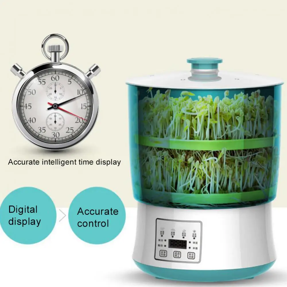 Умная машина для выращивания фасоли термостат большой емкости 220 В 110 |