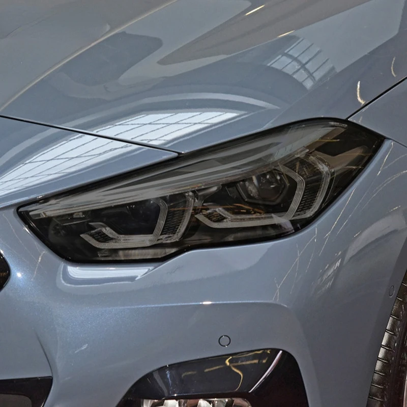 

For BMW 2 Series F44 Gran Coupe M235i Car Headlight Tint Black Protective Film Protection Transparent TPU Sticker Accessories 2P