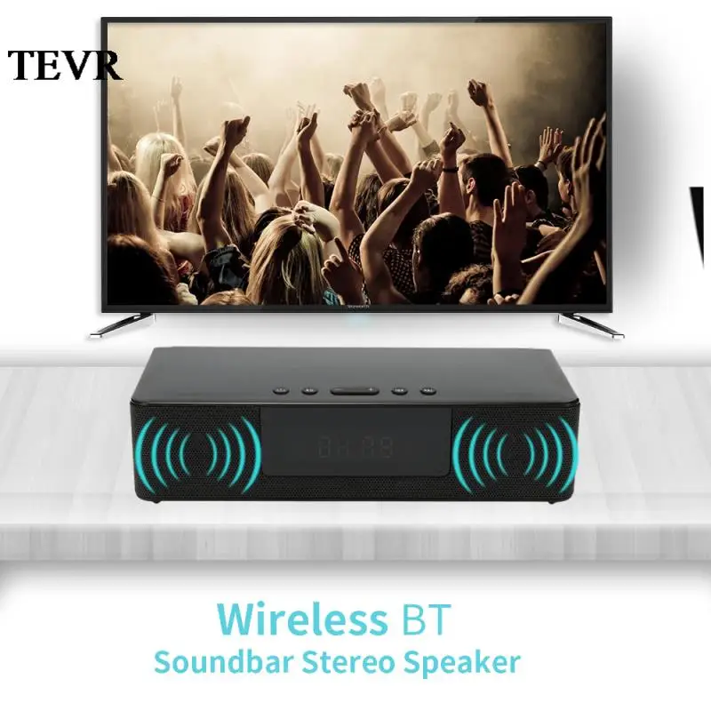 

HiFi Wireless Charging Bluetooth Speaker 4000mAh Home Theater Shocking Surround Bass Column for Computer Subwoofer Music Center