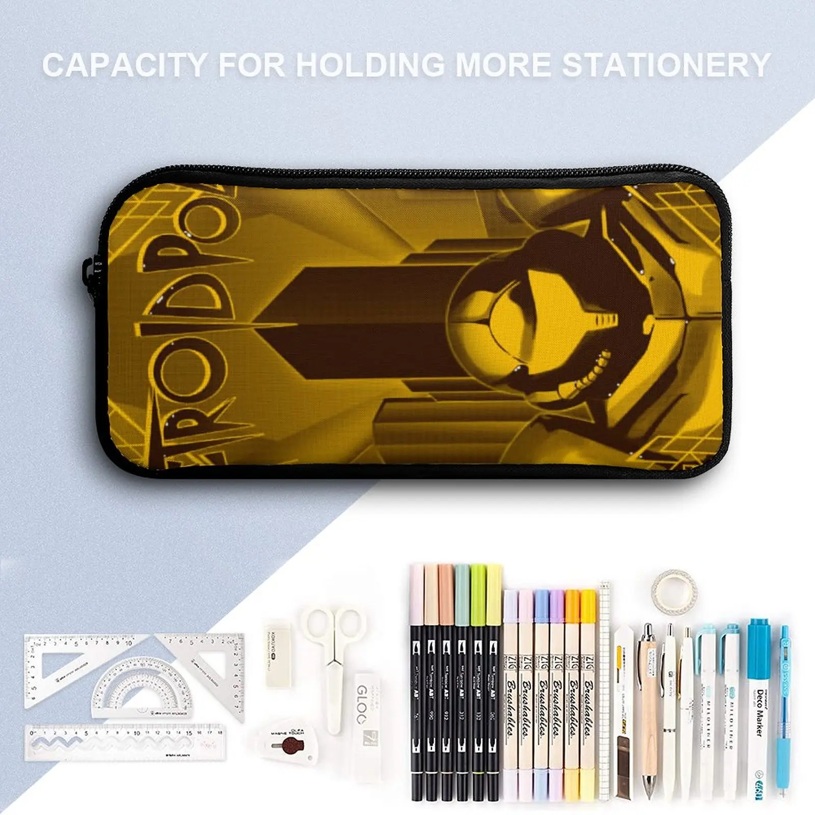 Набор 3 в 1 17 дюймов рюкзак сумка для ланча ручек metroidsspol Metroidss долговечная зубная