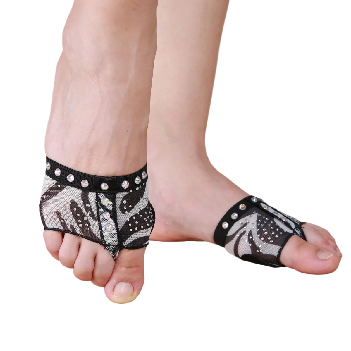 Женские туфли-чулки для танца живота, 2 пары, размеры 34-41 Женские туфли-чулки для танца живота, 2 пары, размеры 34-41