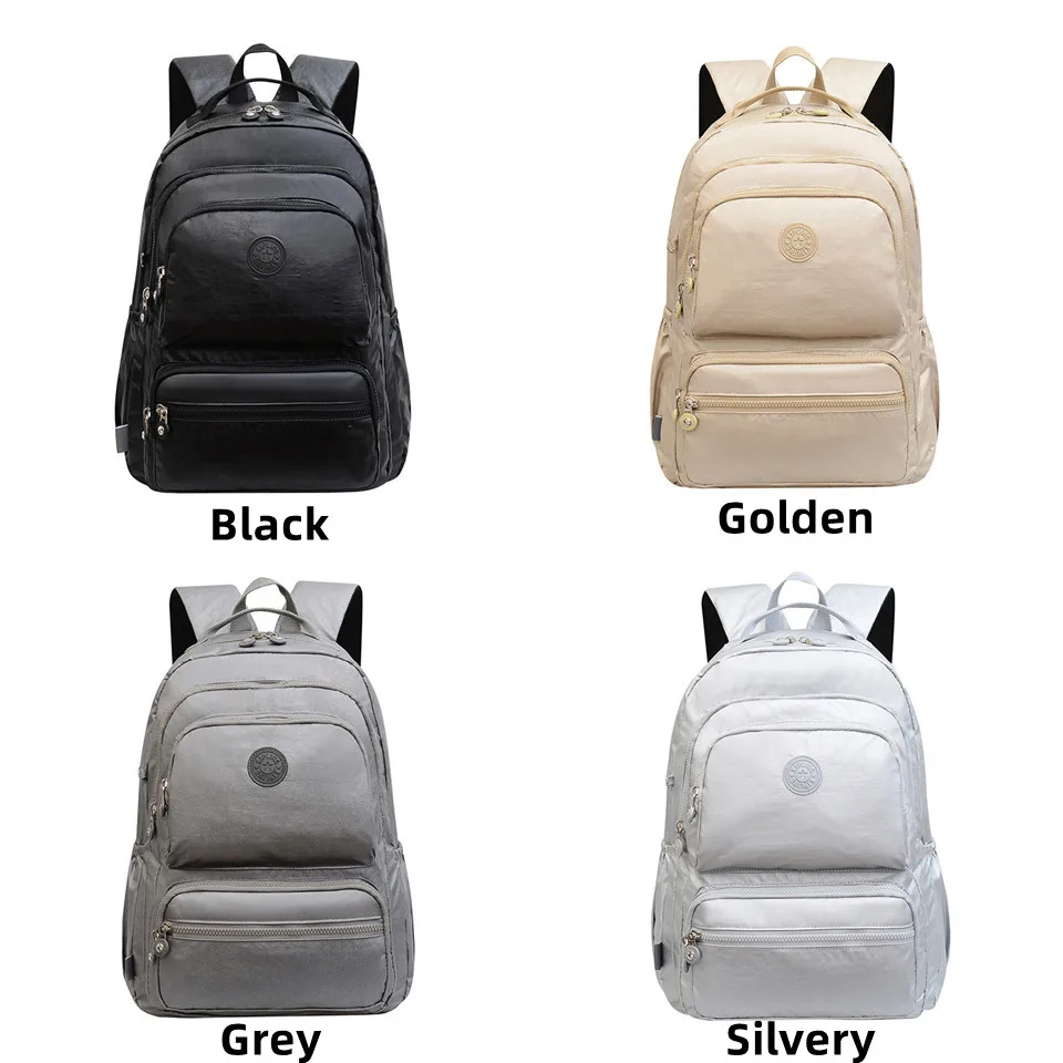 Women Backpacks Teenage Female Waterproof Nylon Backpack Shoulder Bag Female Daily Everyday School Rucksacks
