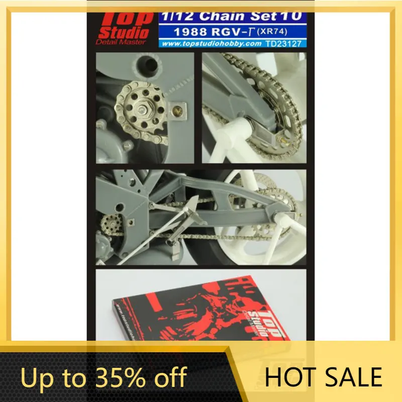 

Top Studio Model Motorcycle Chain Set 10: 88' RGV-r (XR74) For Fujimi Resin Parts Detail-up set Hand Made Arts TD23127