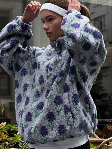 Bornladies женская флисовая толстовка