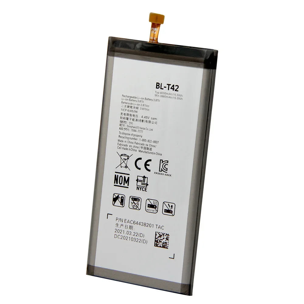 Сменный аккумулятор BL-T46 BL-44E1F для LG V60 V50 V40 ThinQ Q710 Q8 2018 V30 H930 LS998 V20 V10 Аккумулятор