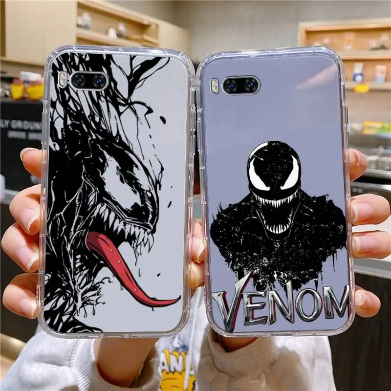 

Venom Phone Case For Huawei Mate P10 P20 P30 P40 P50 Smart Z Honor 50 60 70 Pro Lite Transparent Case